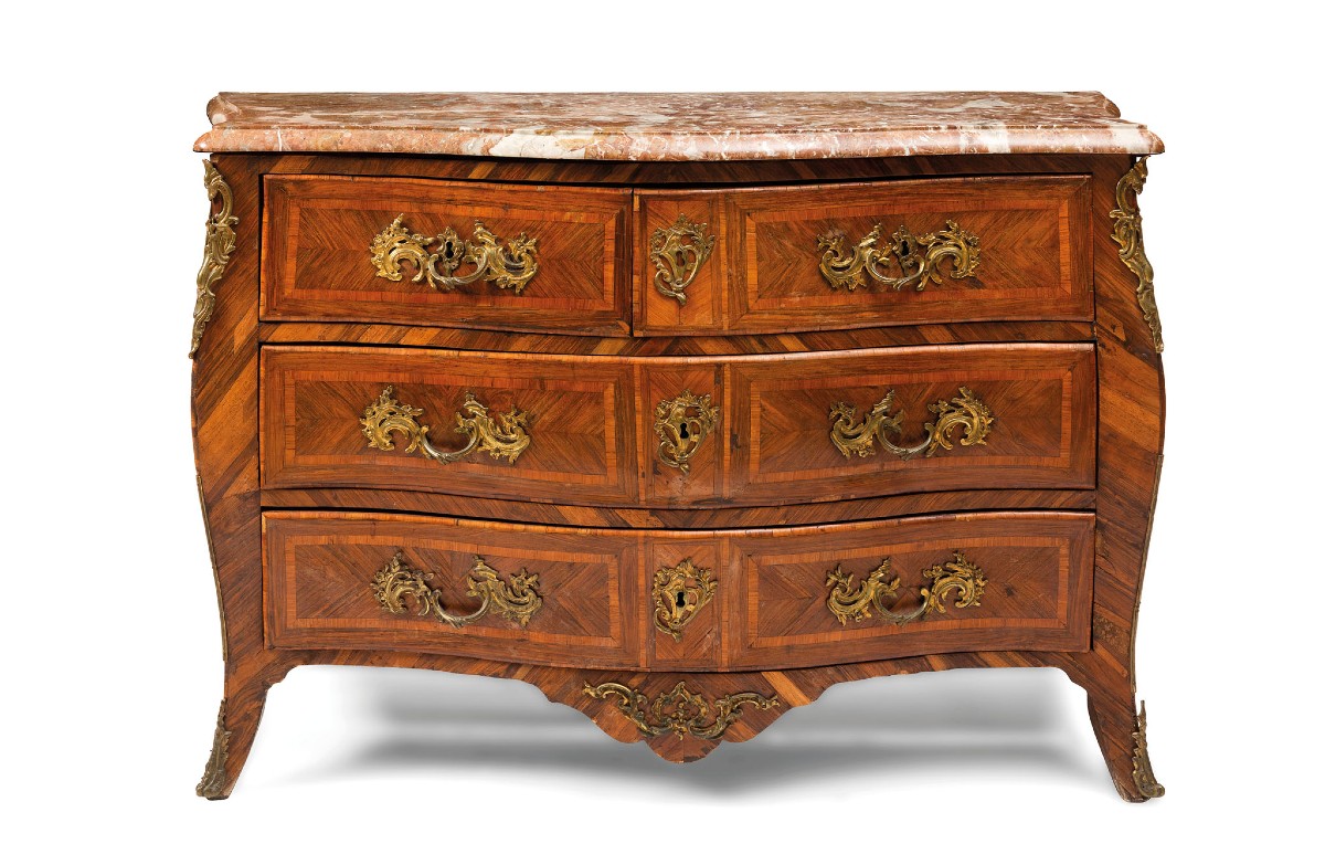 Antique Louis XIV  Chest Of Drawres