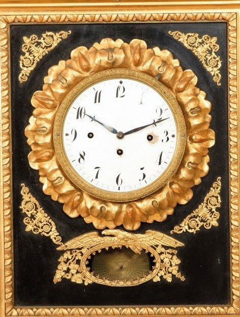 Antique Empire Pendulum Wall Clock-photo-2