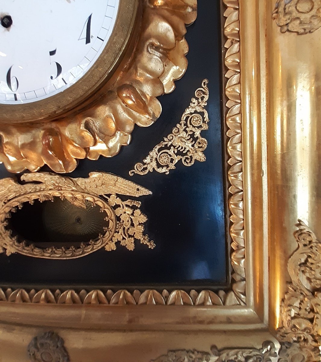 Antique Empire Pendulum Wall Clock-photo-4