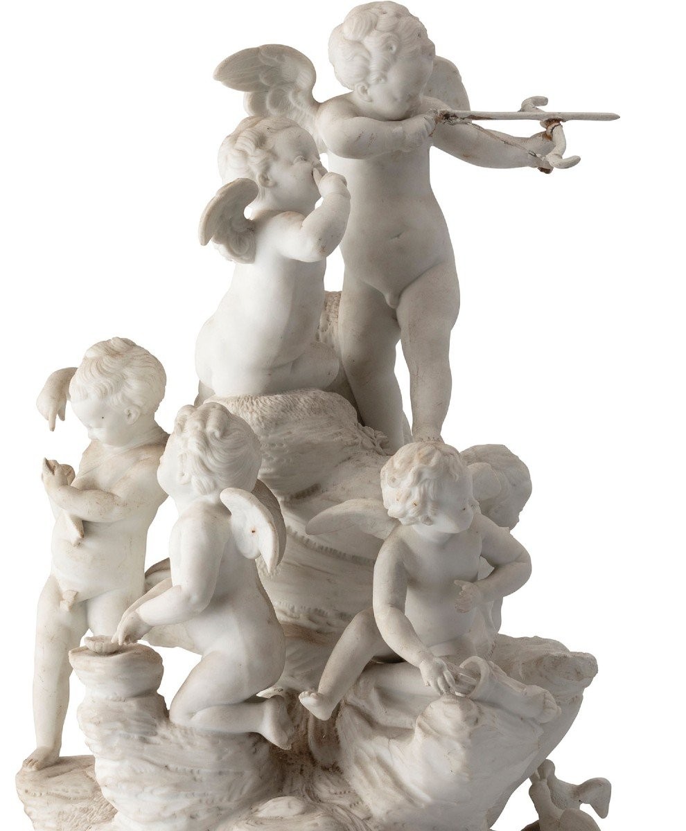 French Biscuit Group, Niderviller, Circa 1820-photo-3