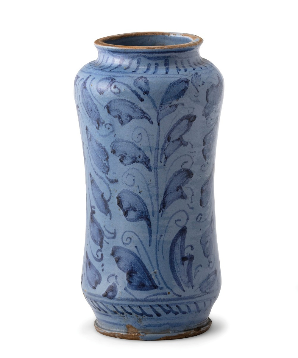 Antique Majolica Sicilian Vase