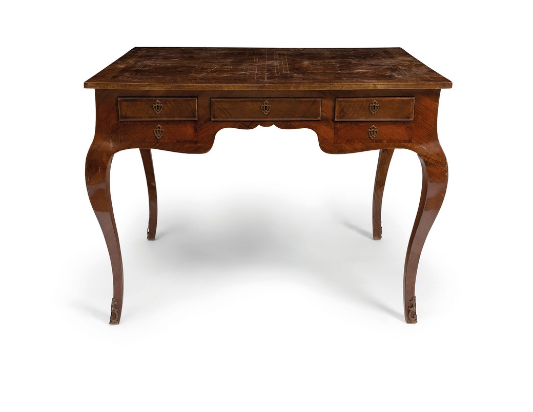 bureau ancien italien de style Louis XV