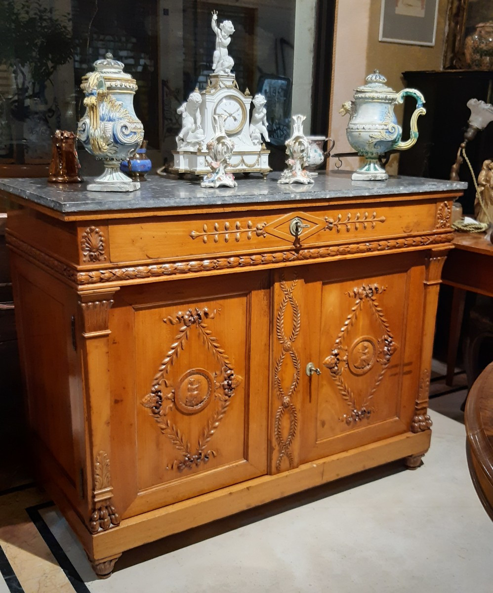 Antique Italian Empire Cabinet-photo-2