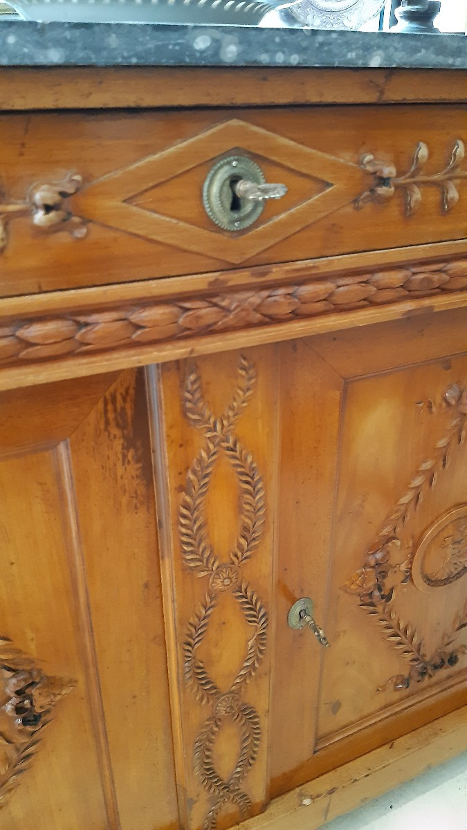 Antique Italian Empire Cabinet-photo-4