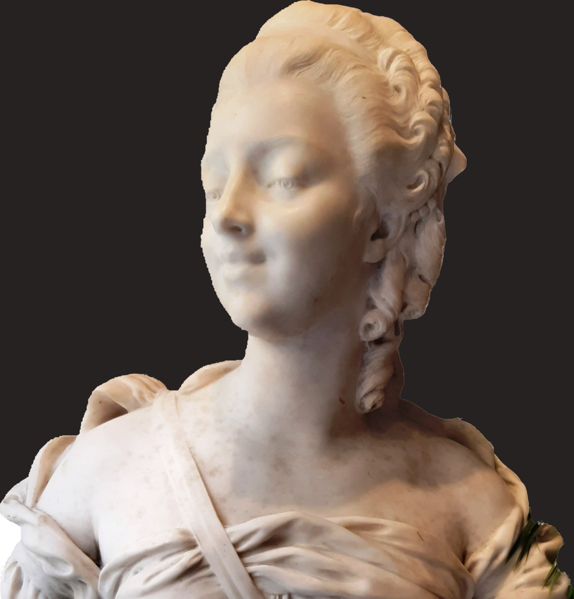 Marble Sculpture Depicting A Lady