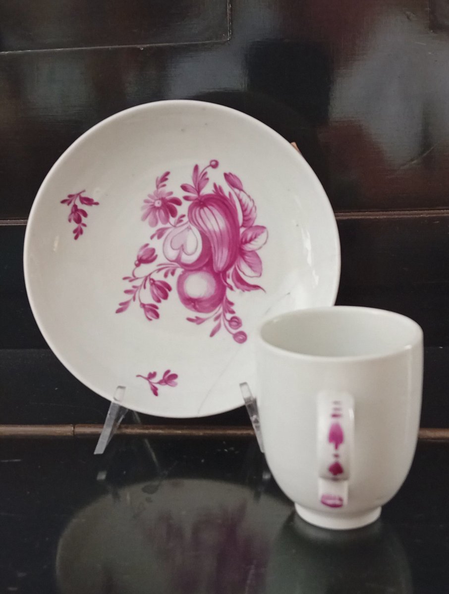 Antique Porcelain Cup, Made In Europe In The Late 18th Century-photo-4