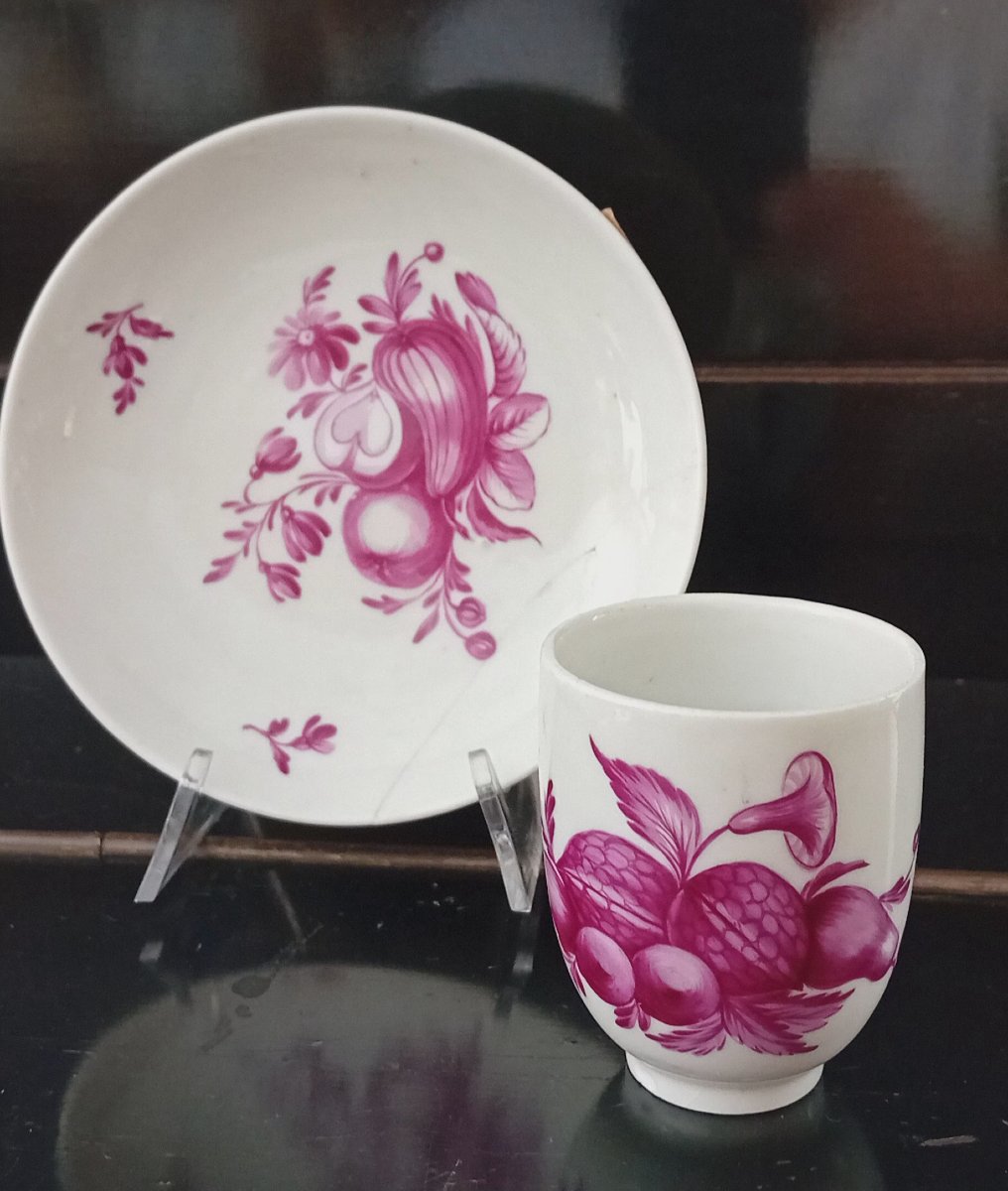Antique Porcelain Cup, Made In Europe In The Late 18th Century