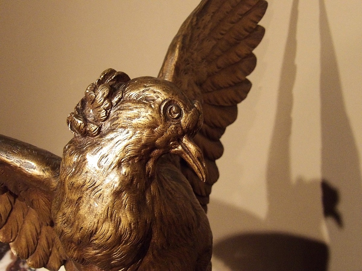 PAUL COMOLERA – Bronze “Les Deux Pigeons”-photo-3