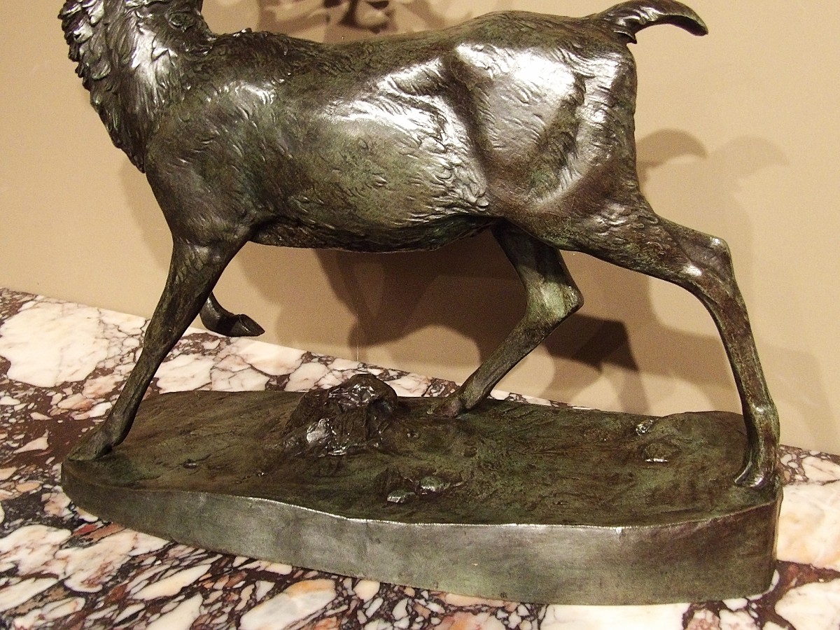 ANTOINE-LOUIS BARYE – Bronze – Le Cerf-photo-4