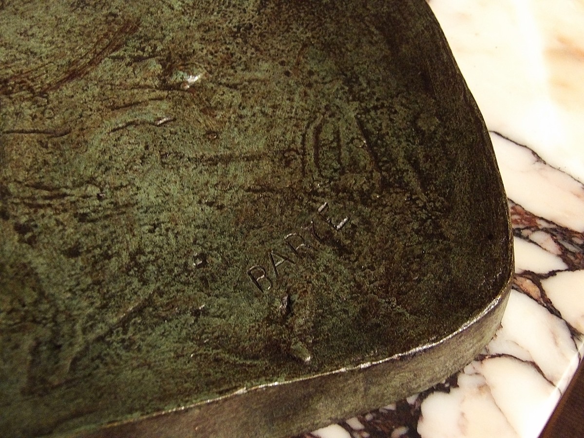 ANTOINE-LOUIS BARYE – Bronze – Le Cerf-photo-8