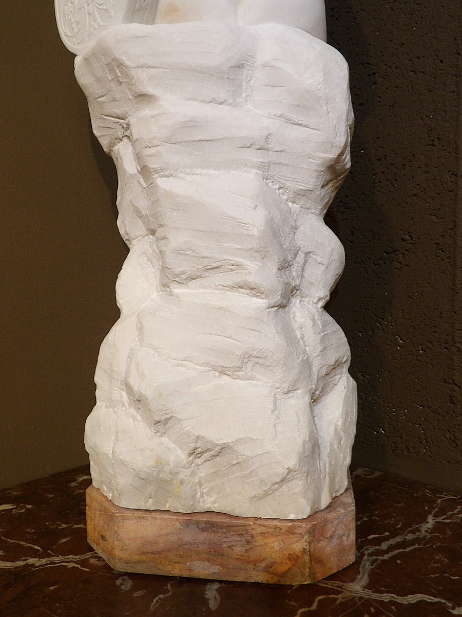 Attilio Fagioli - Carrara Marble – “meditazione”-photo-5