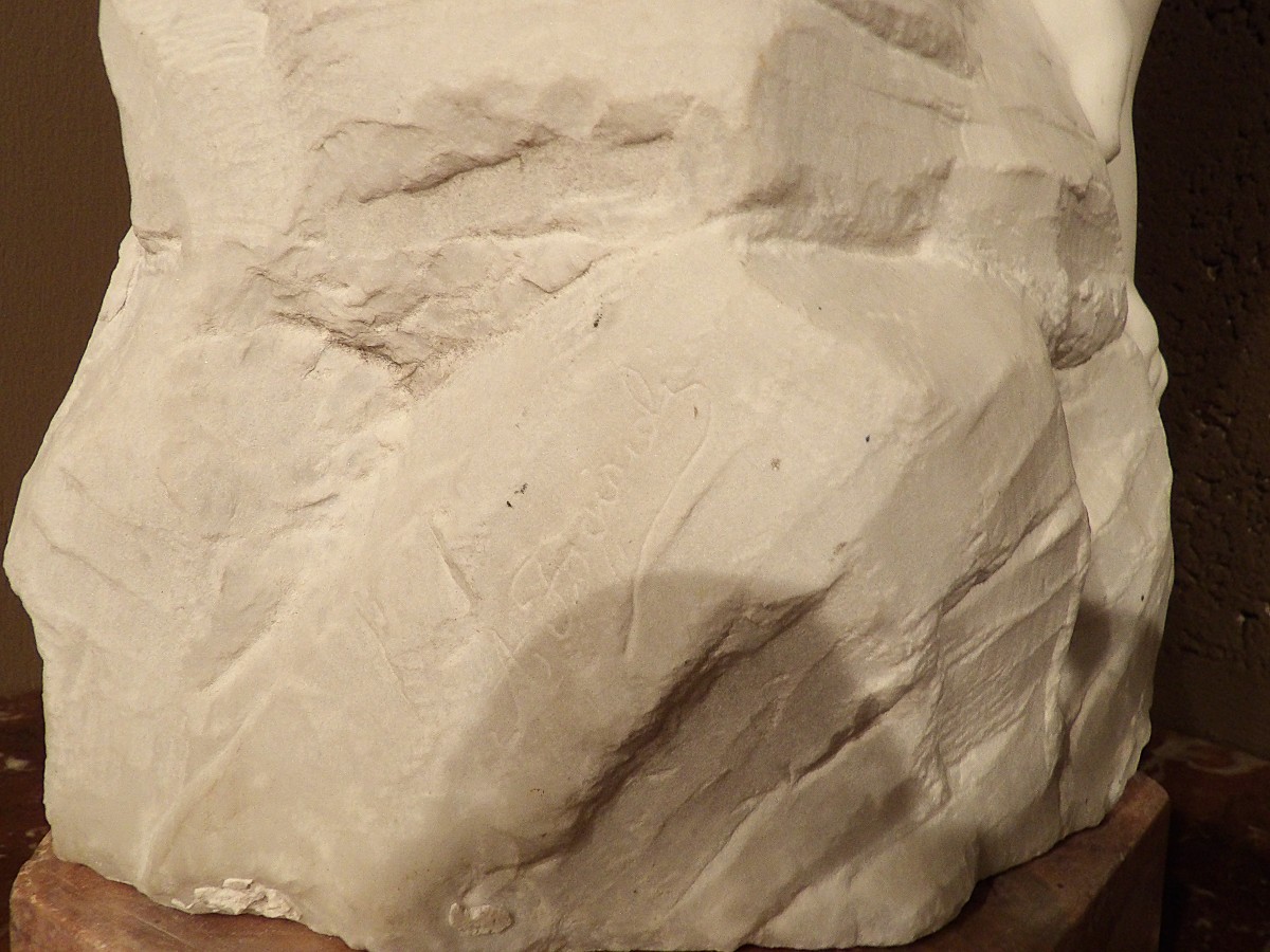 Attilio Fagioli - Carrara Marble – “meditazione”-photo-7