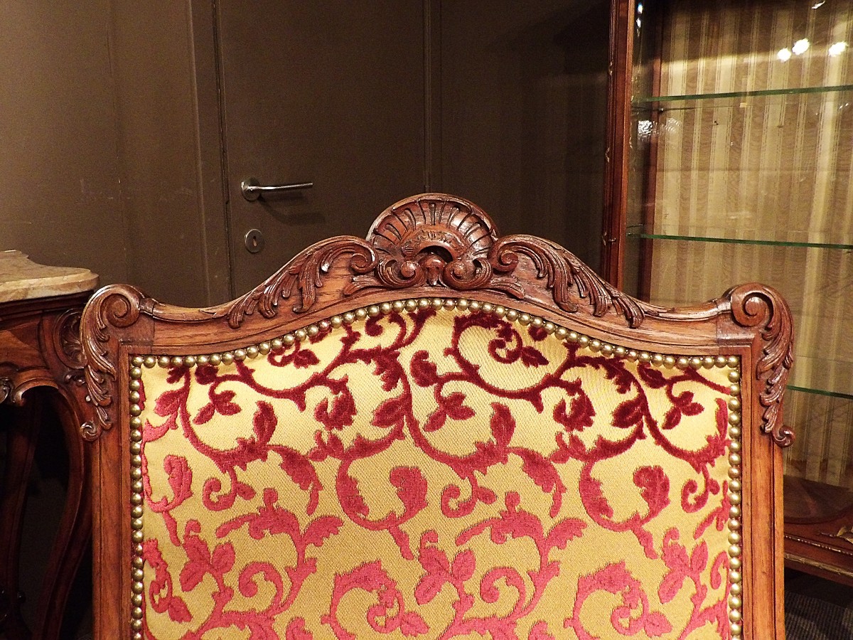 Paire de fauteuils de style Louis XV-photo-4