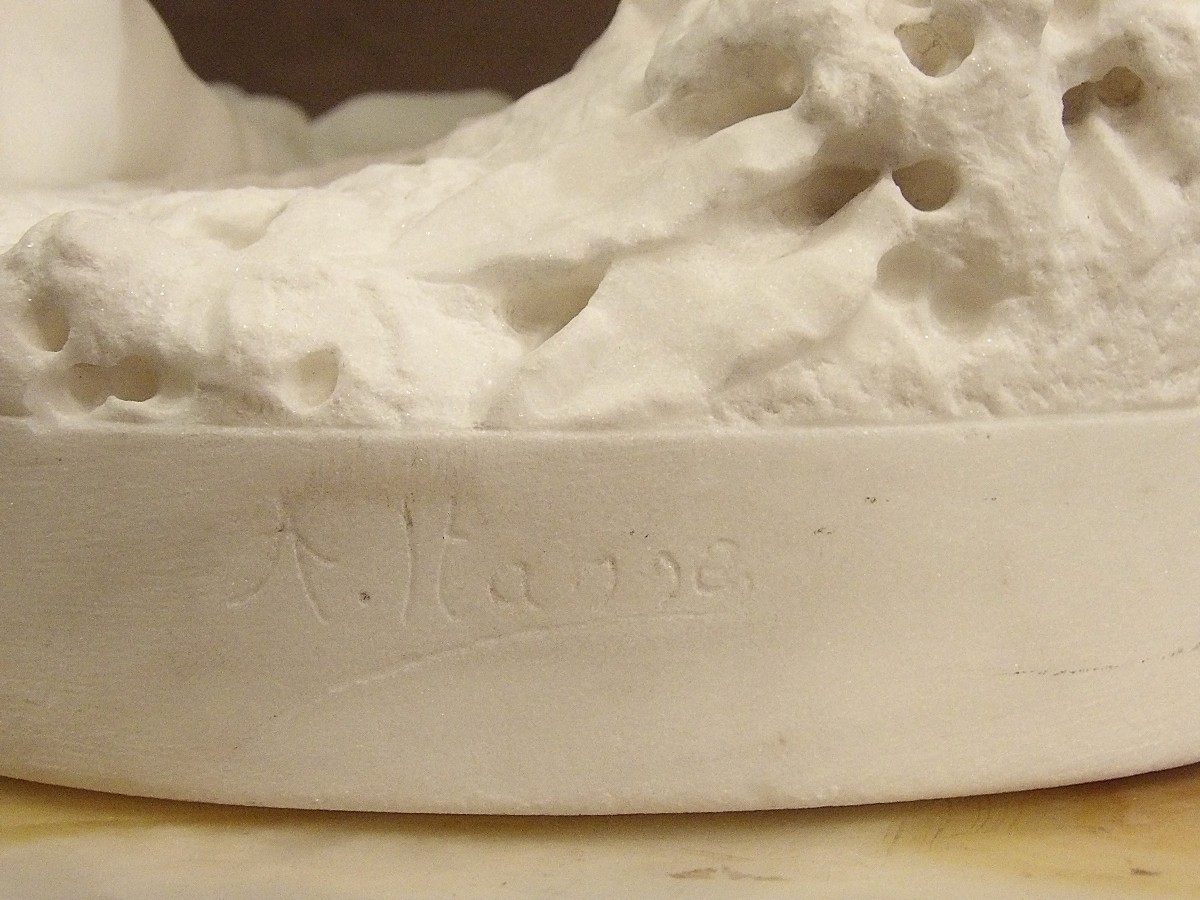 Adolphe Itasse - Carrara Marble - Boy With Birds-photo-7