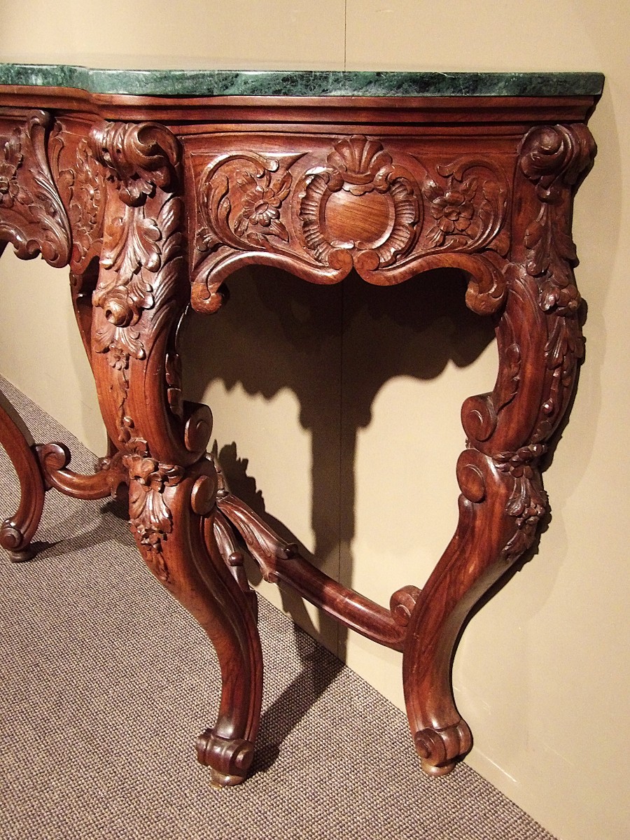 Oak Console Table With Drawer-photo-4