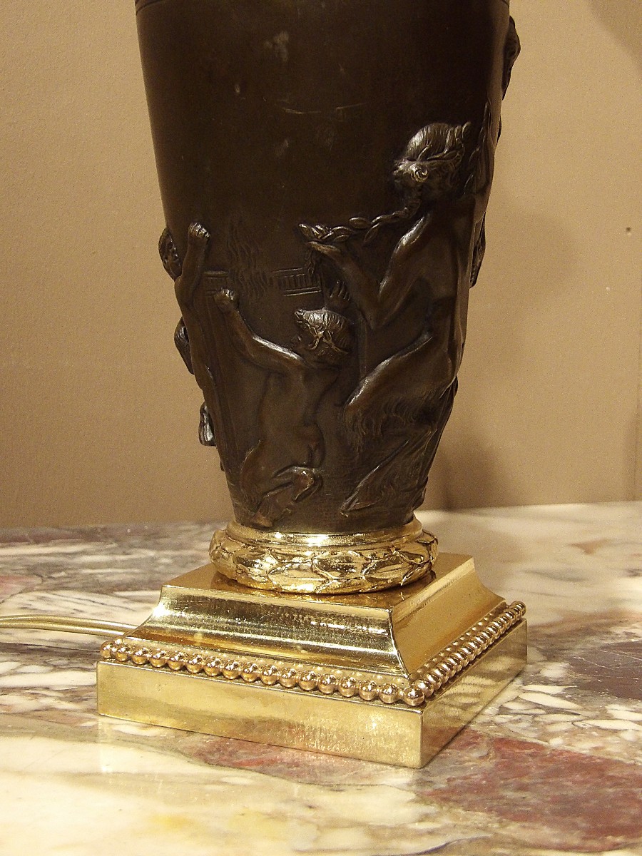 Pair Of Bronze Table Lamps-photo-4