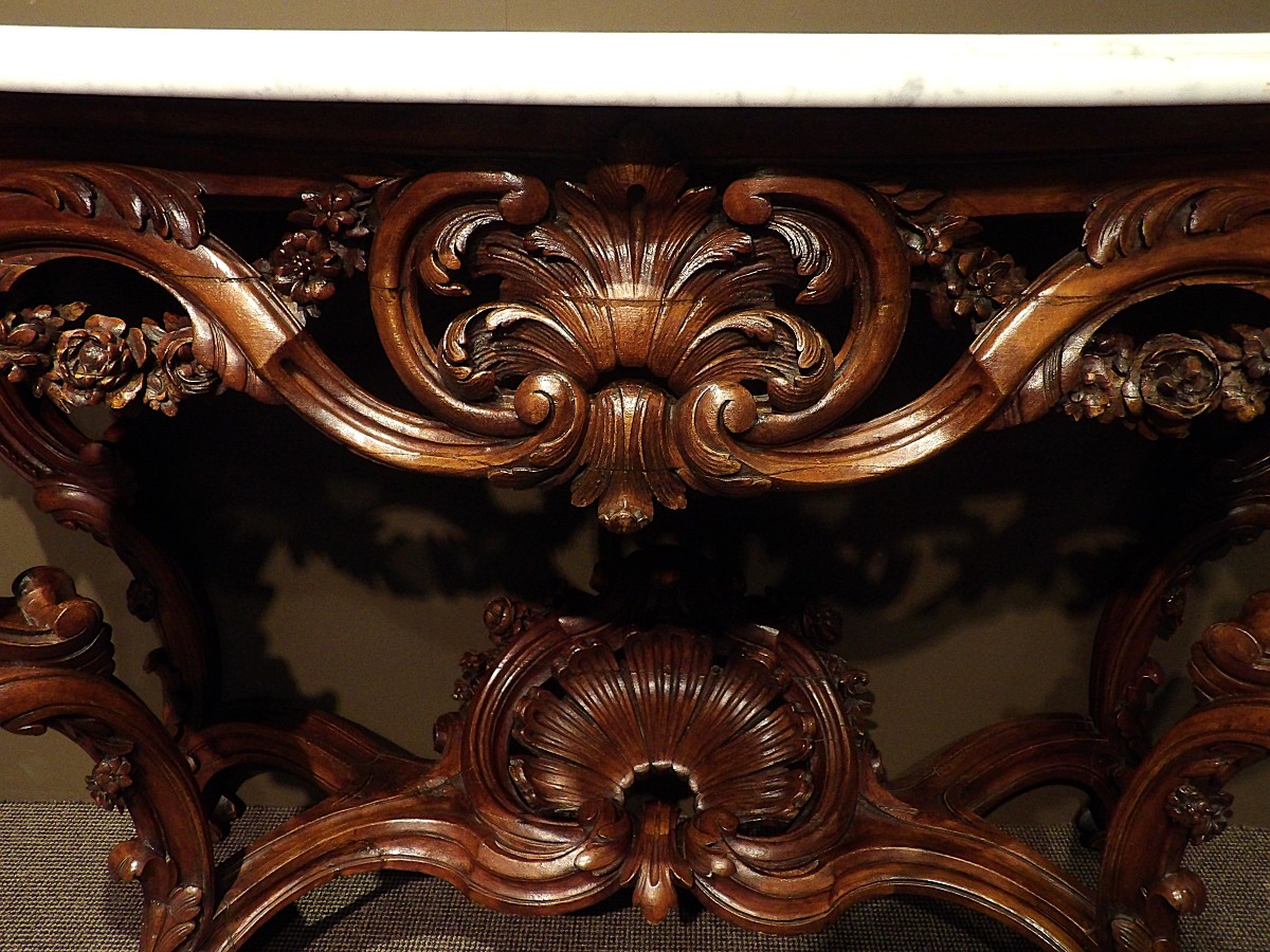 Console en noyer-photo-2
