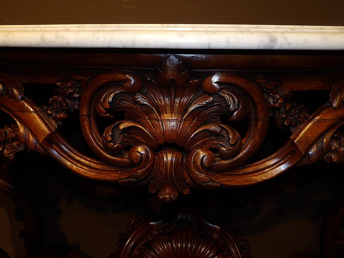 Console en noyer-photo-3