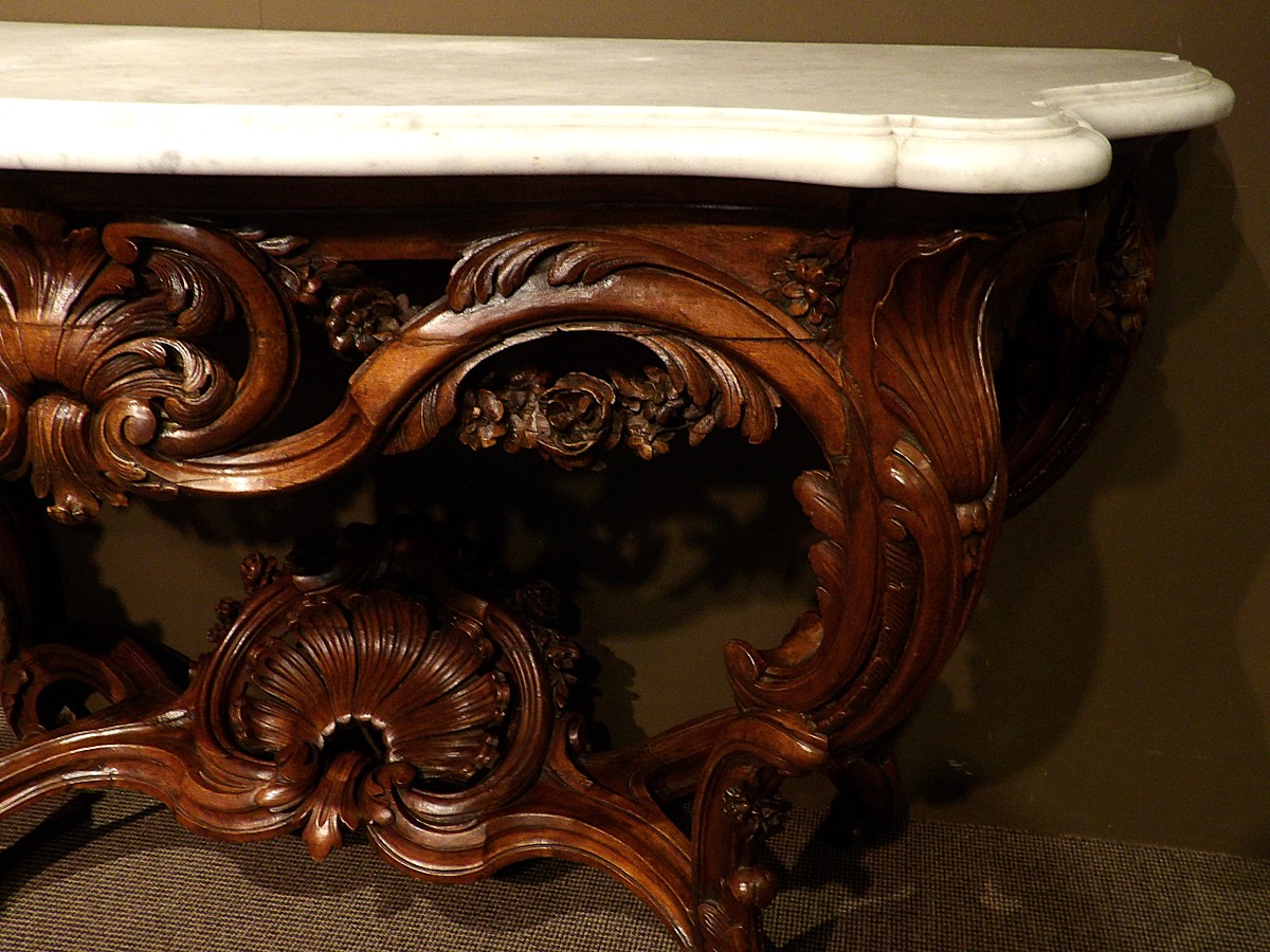 Console en noyer-photo-2