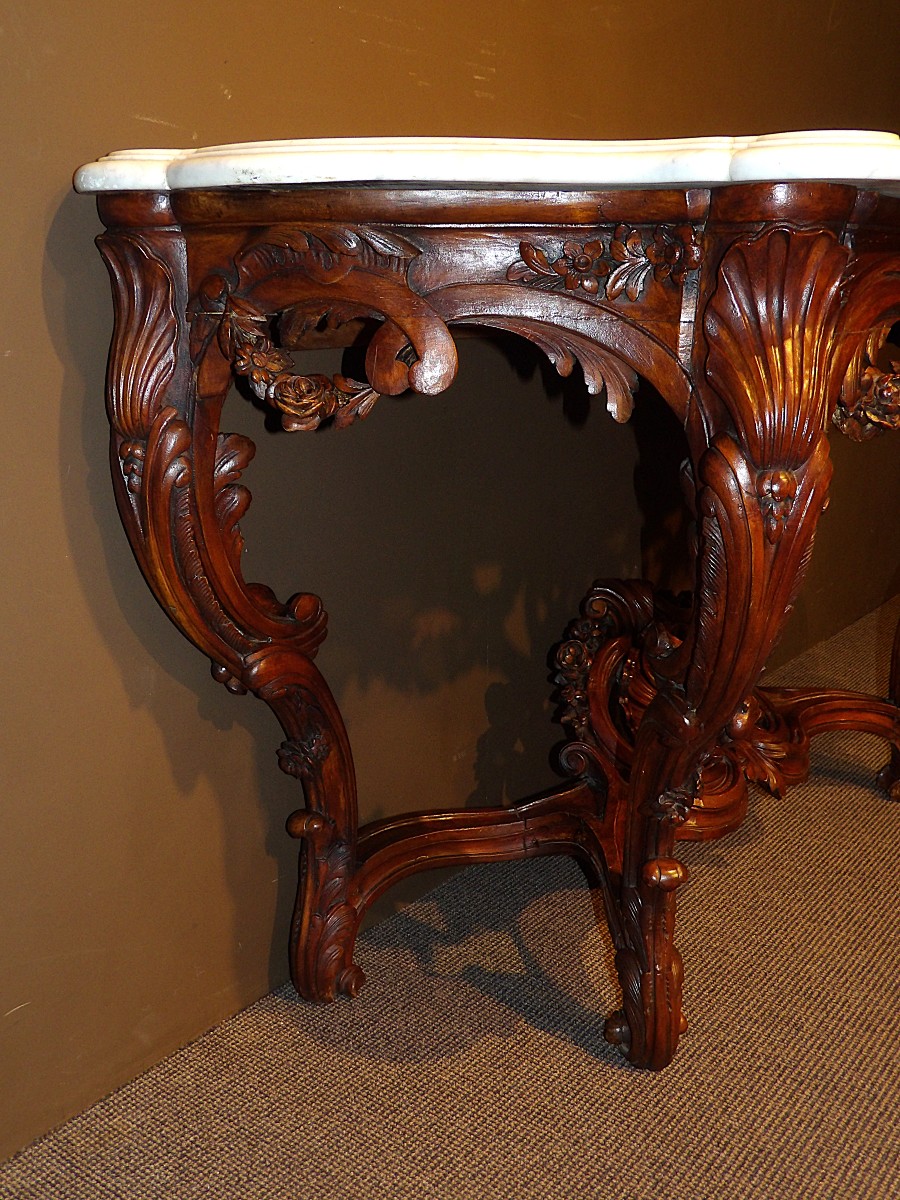 Console en noyer-photo-3