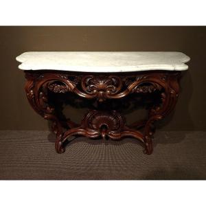 Console en noyer