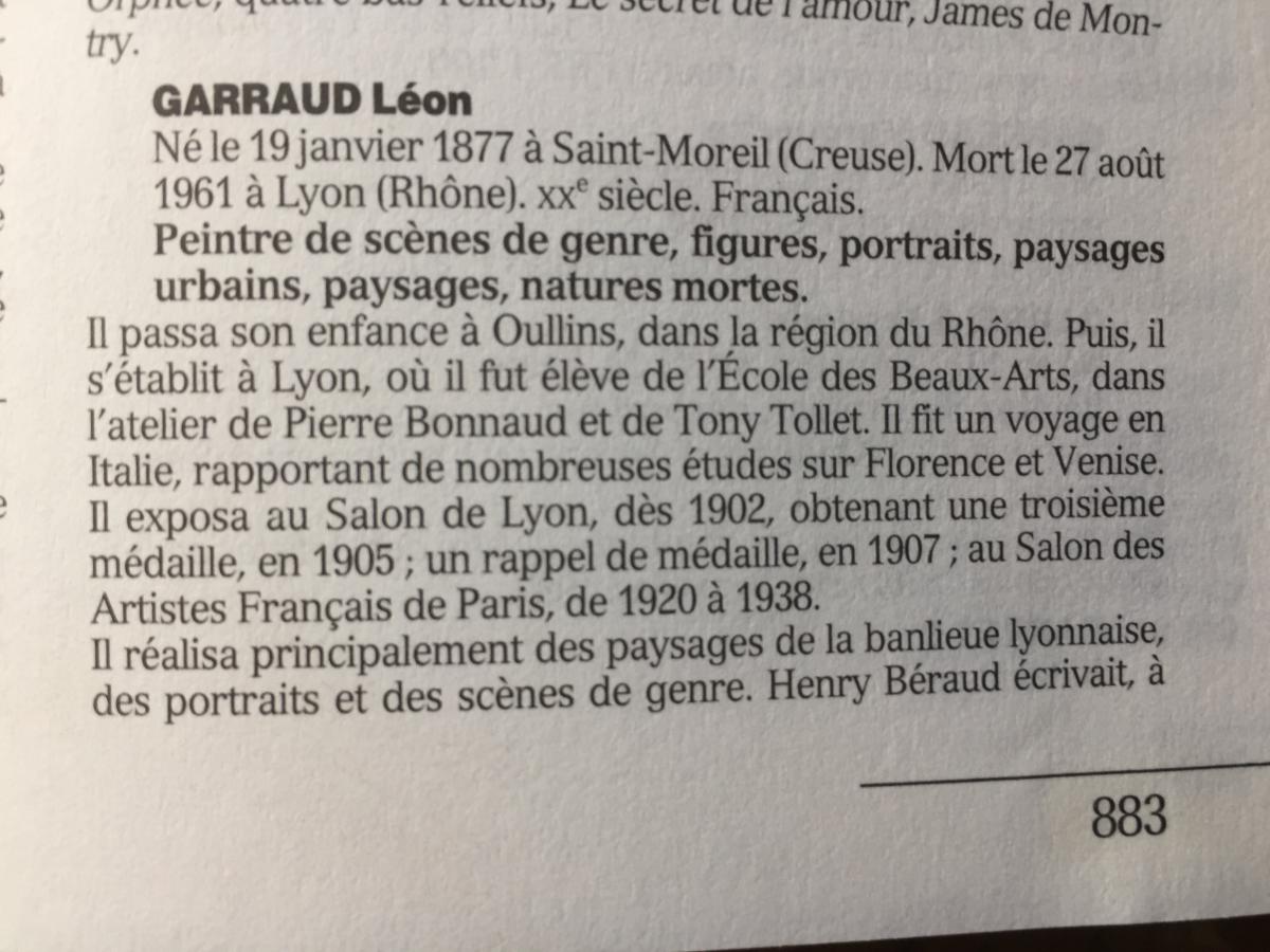 Léon GARRAUD (1877-1961) - Les bords du Rhône-photo-1