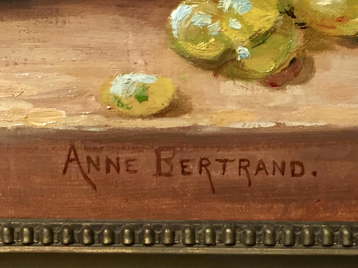 Anne BERTRAND - Ecole Lyonnaise - Composition de FRUITS-photo-4
