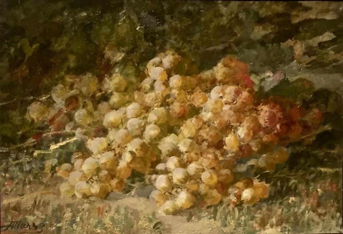 RAISINS IMPRESSIONNISTES - Antoine MARZO (1853-1946)-photo-2