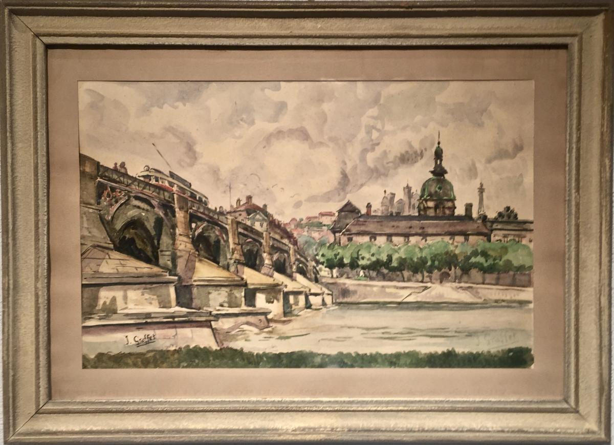 Pont de la GUILLOTIERE Lyon - Jean Baptiste GRAFFET (1903-1954)