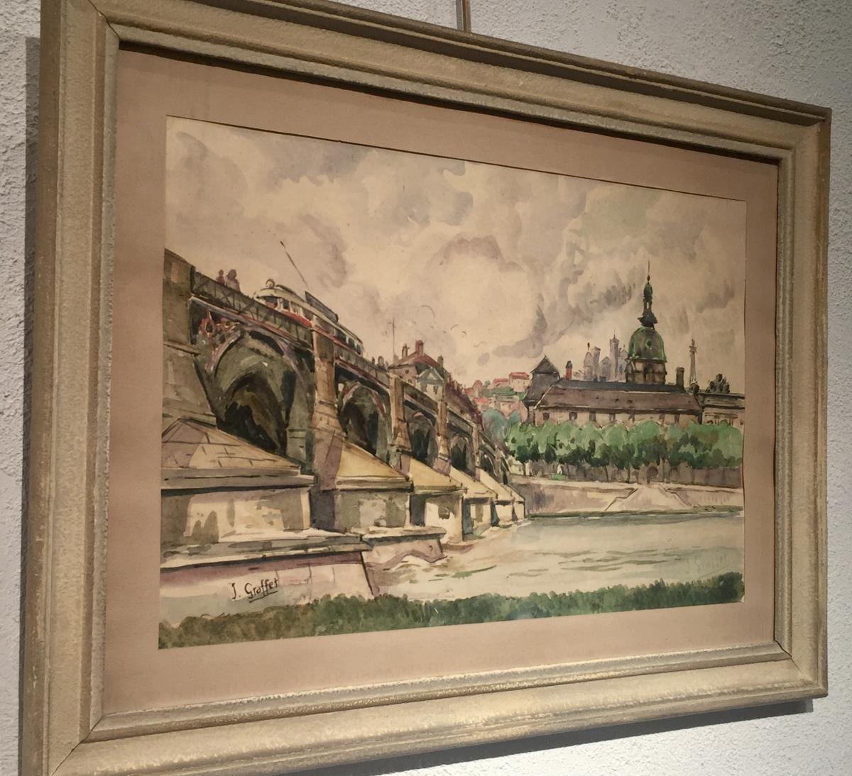 Pont de la GUILLOTIERE Lyon - Jean Baptiste GRAFFET (1903-1954)-photo-1