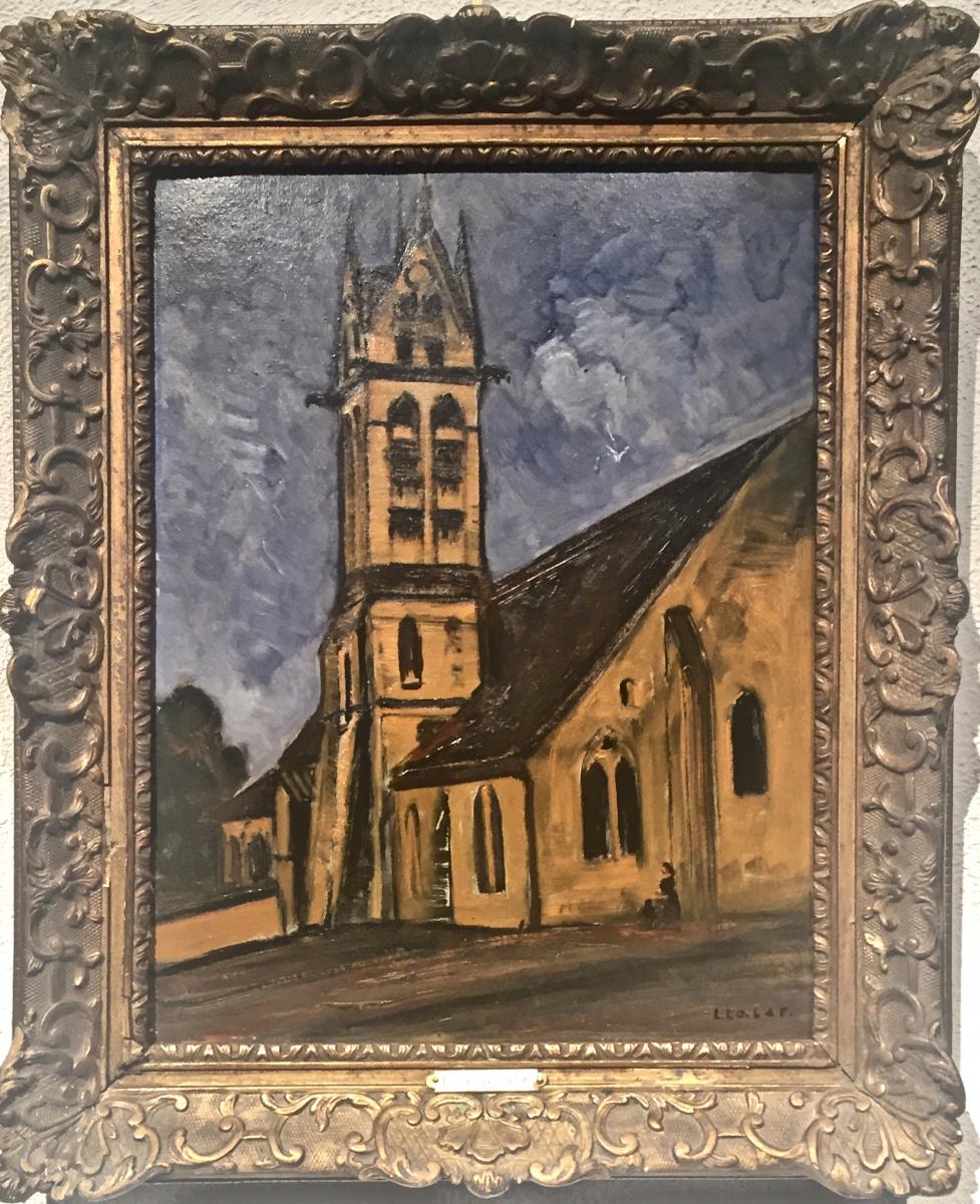 Léon LA FOURCADE (1898-1979) - Eglise d'Heriey