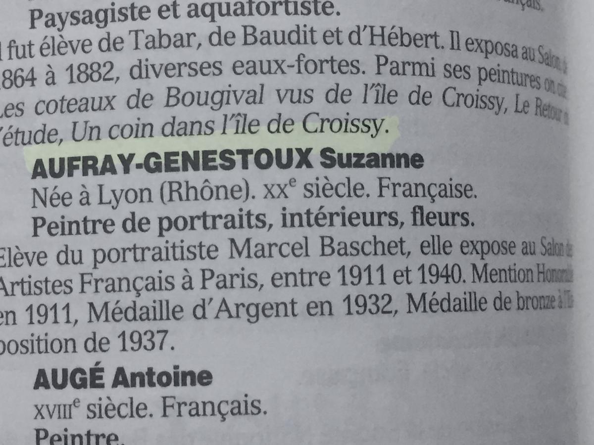 La FEMME en ROSE - Suzanne AUFRAY-GENESTOUX (XIX-XXème)-photo-3