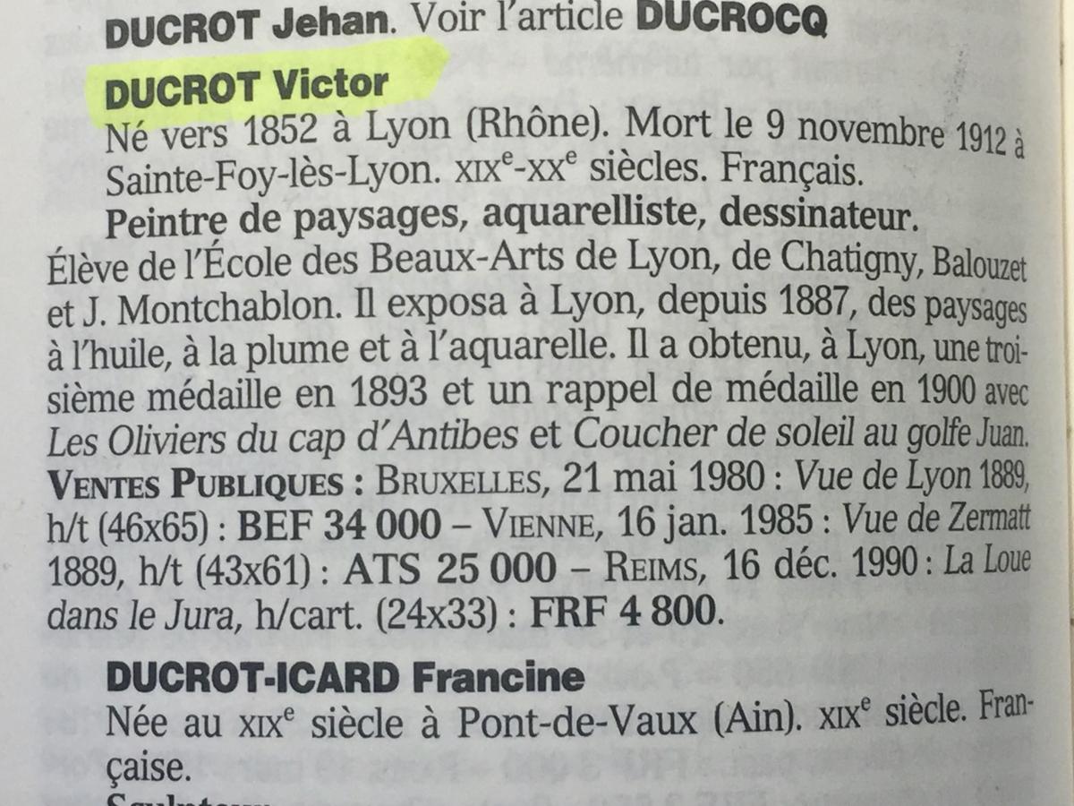 Victor DUCROS (1852-1912) - FERMIERE et VACHE -photo-3