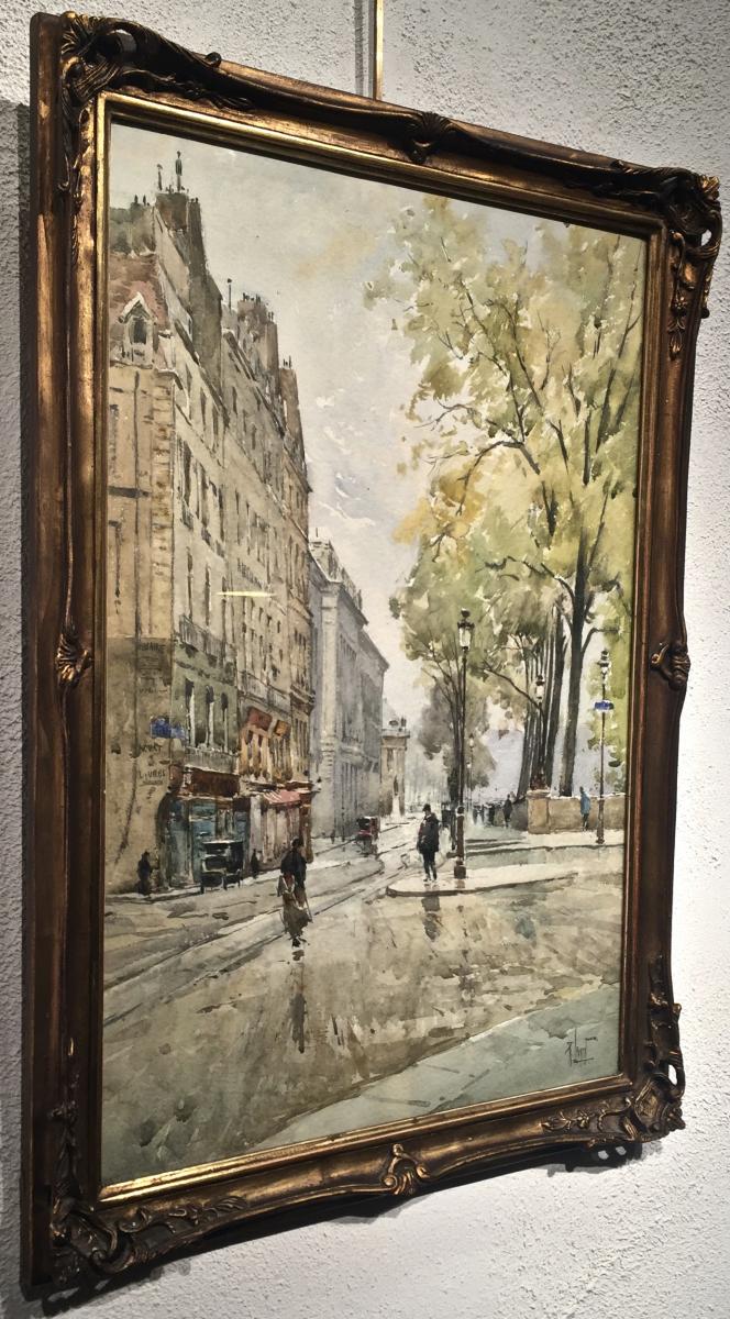 QUAI CONTI - PARIS 1900 - René LEVERD (1872-1938)-photo-4