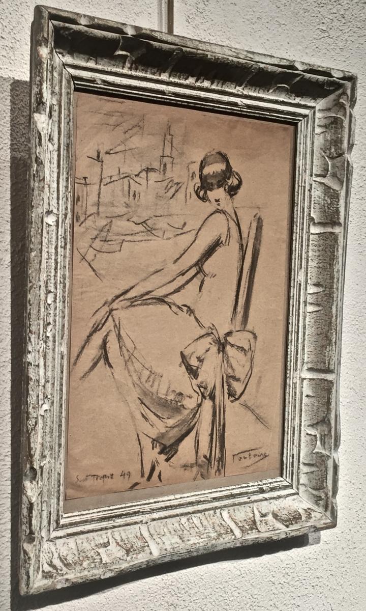 SAINT TROPEZ 1949 - Henri FONTAINE (1887-1956)-photo-2