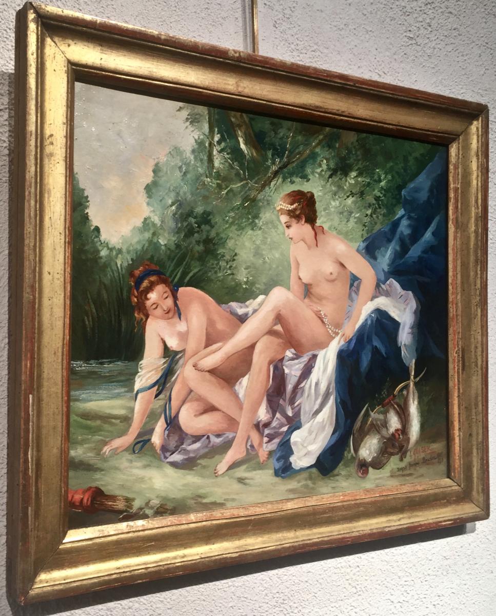 DIANE sortant du BAIN - D'après François BOUCHER (1703-1770)-photo-4