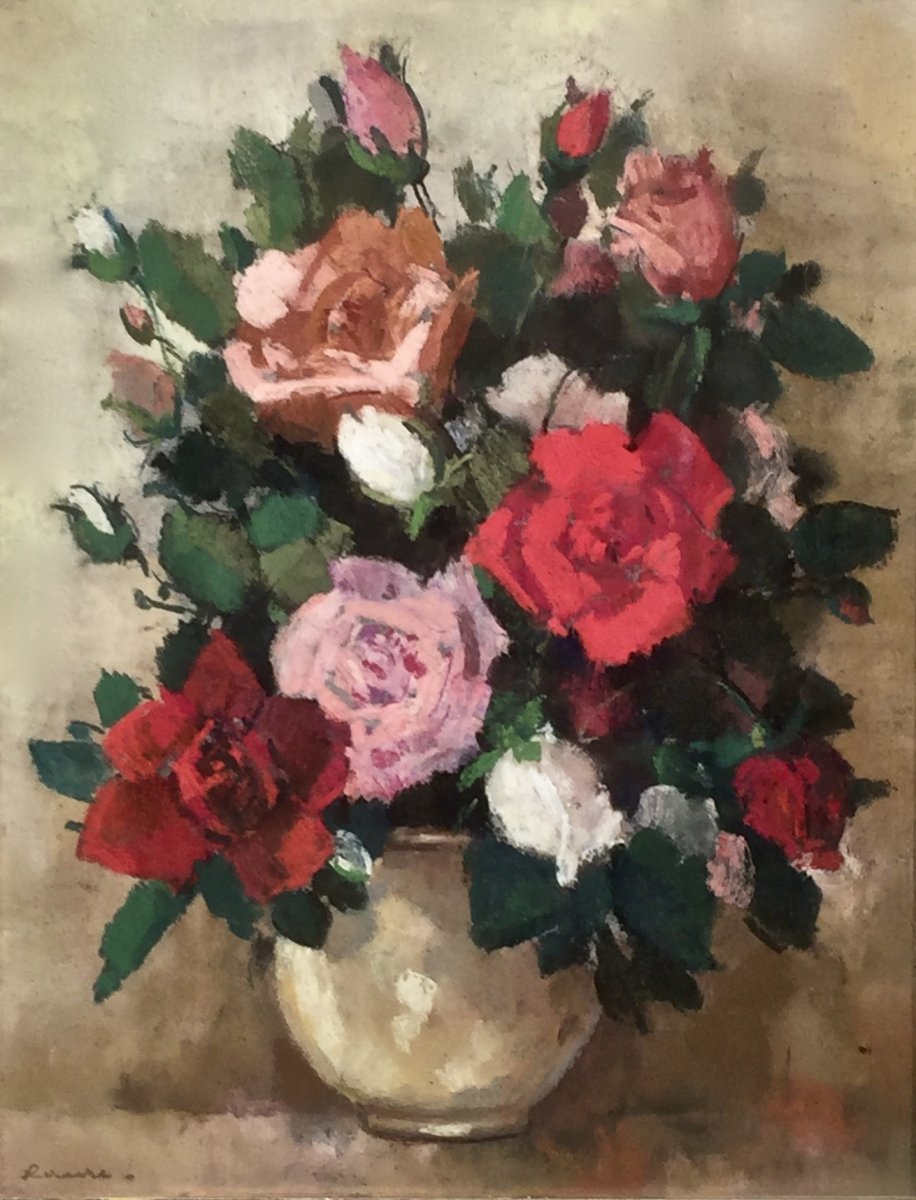 Yves Rouvre (1910-1996) - Roses-photo-2