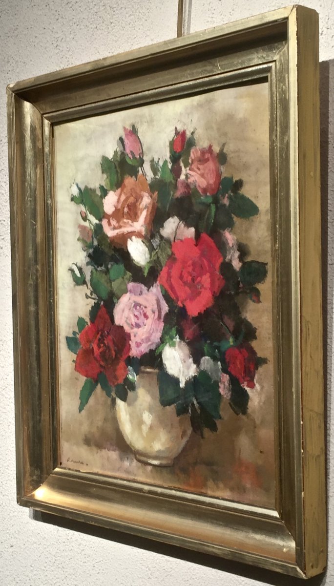 Yves Rouvre (1910-1996) - Roses-photo-4