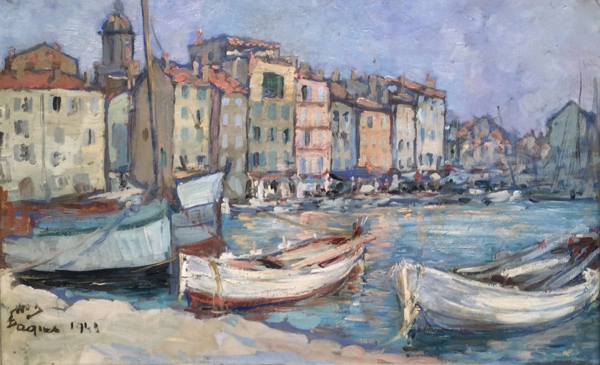 Saint Tropez 1948 - Georg Wolf (1882-1962)