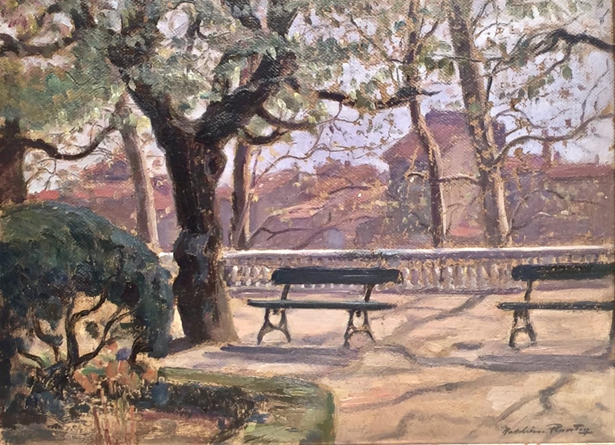 JARDIN à CASTRES - Madeleine PLANTEY (1890-1985)