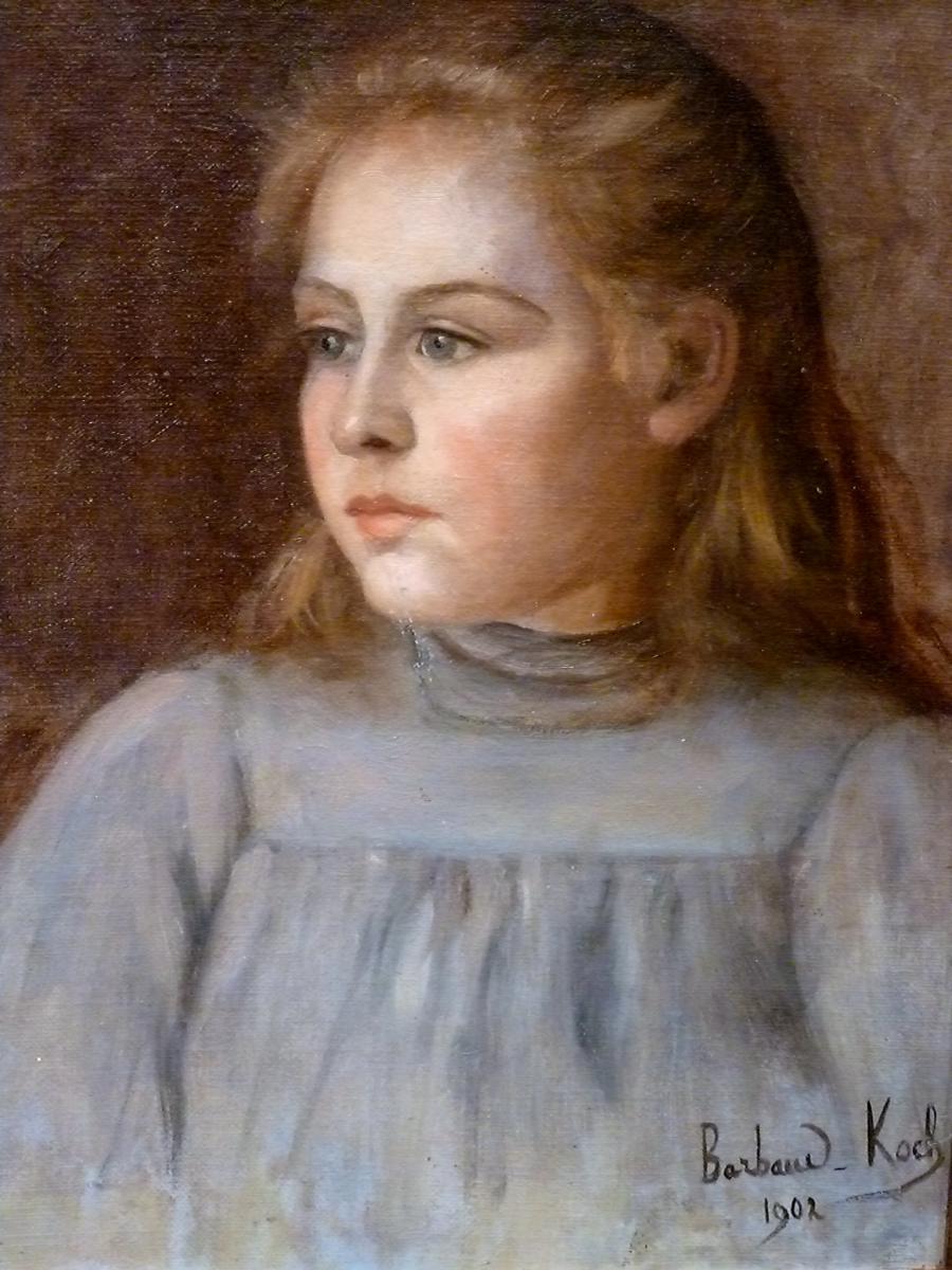 Portrait Of Young Girl- Martha Elizabeth Barbaud-koch-photo-2