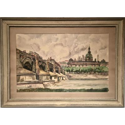 Pont de la GUILLOTIERE Lyon - Jean Baptiste GRAFFET (1903-1954)