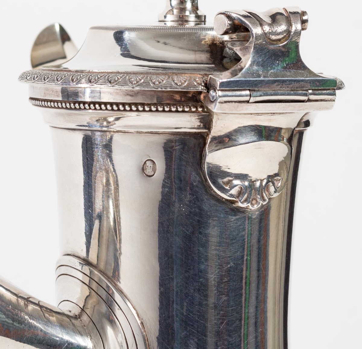 Chocolatière Argent massif o Coq-photo-5