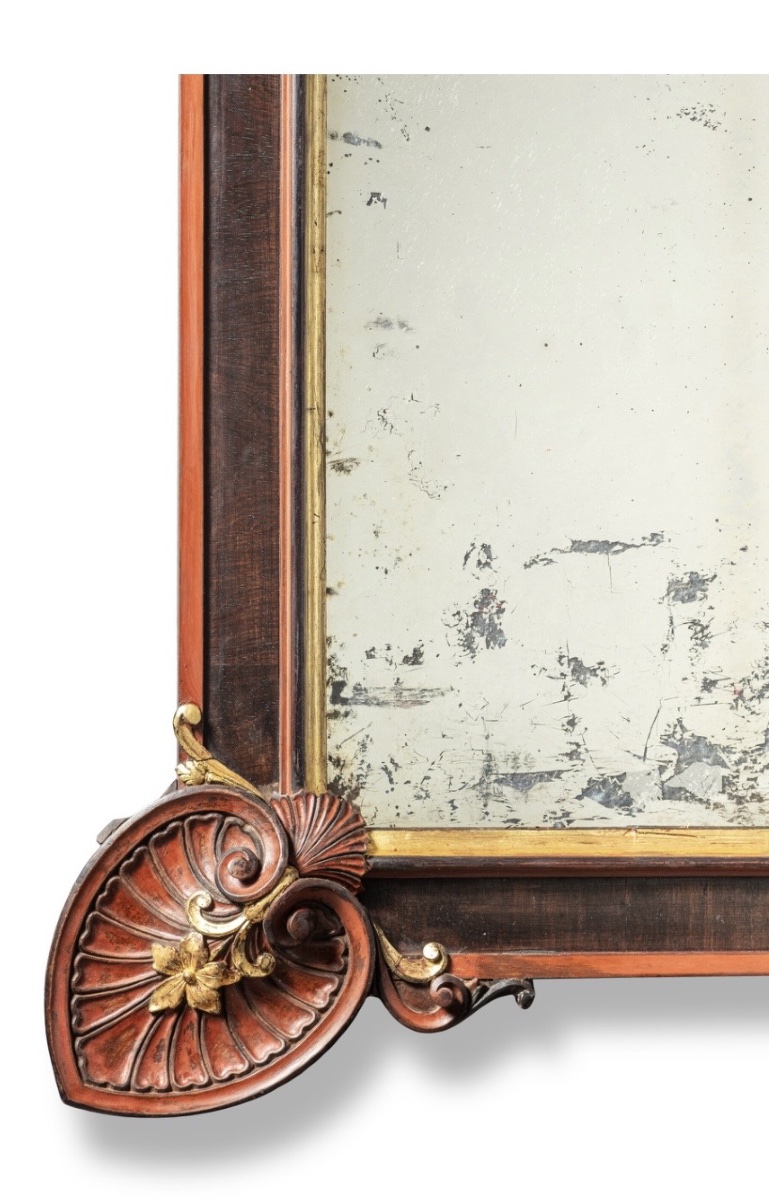 Pair Of 19th-century Naples Side Tables And Mirrors-photo-1