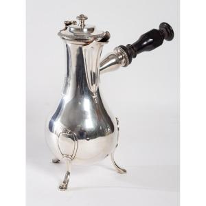 Chocolatière Argent massif o Coq