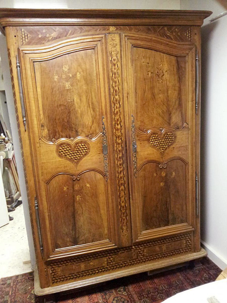 Armoire Marquetée XIXeme