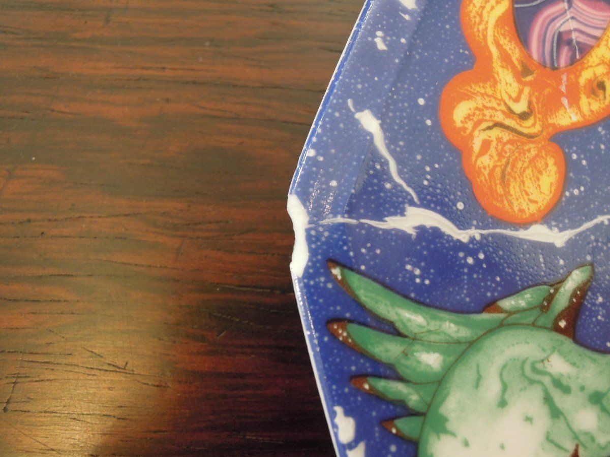 Hermès Paris: Part Of Limoges Porcelain Service, "stone Marquetry"-photo-1