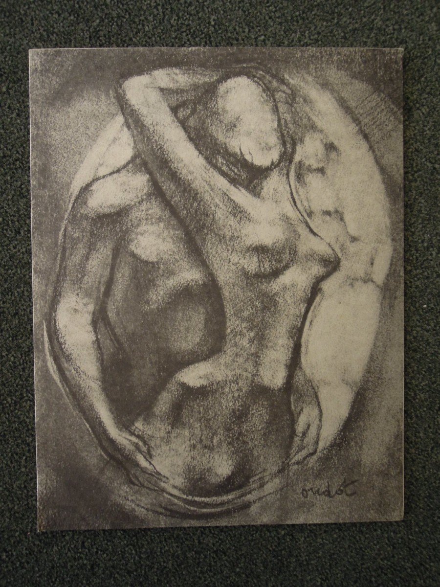 Lot de 12 lithographies de nus "Les peintres témoins de leur temps, l'Amour" 1964 par Mourlot-photo-2