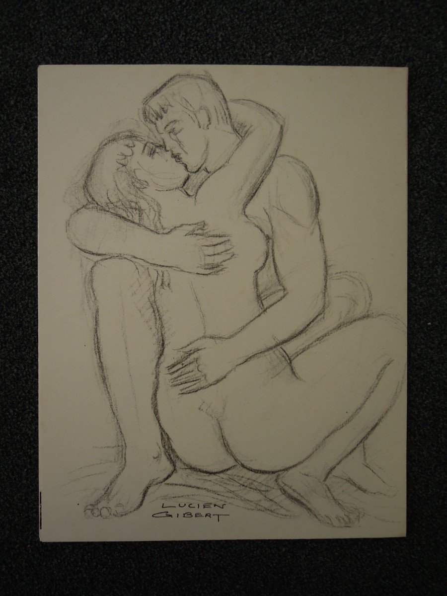 Lot Of 12 Lithographs Of Nudes "painters Witness To Their Time, Love" 1964 By Mourlot-photo-2