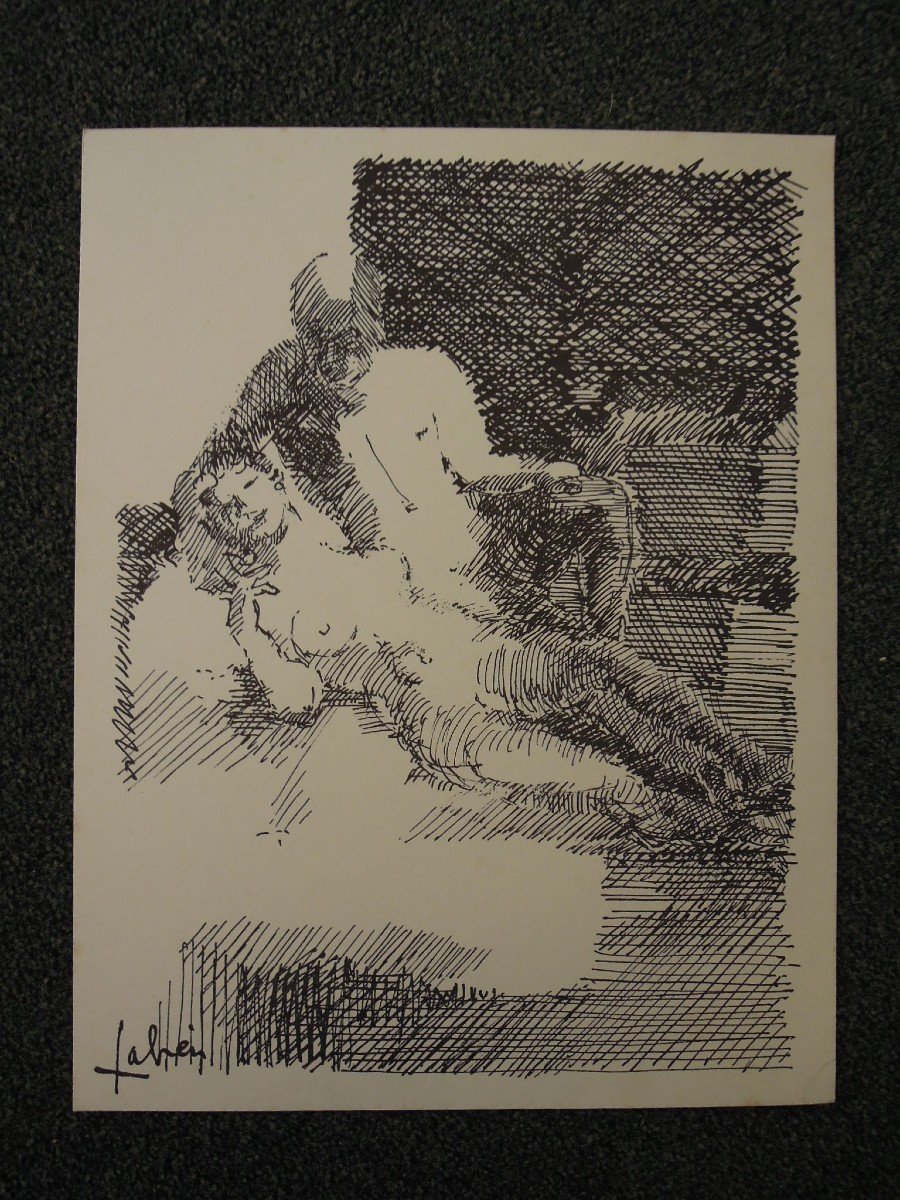 Lot de 12 lithographies de nus "Les peintres témoins de leur temps, l'Amour" 1964 par Mourlot-photo-8